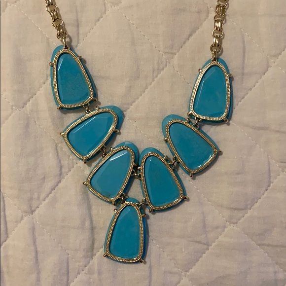 Kendra Scott Statement Necklace in Turquoise - Picture 4 of 6